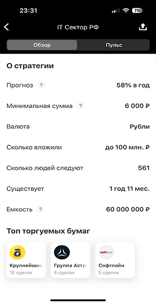 Обзор стратегии автоследования Т-инвестиции