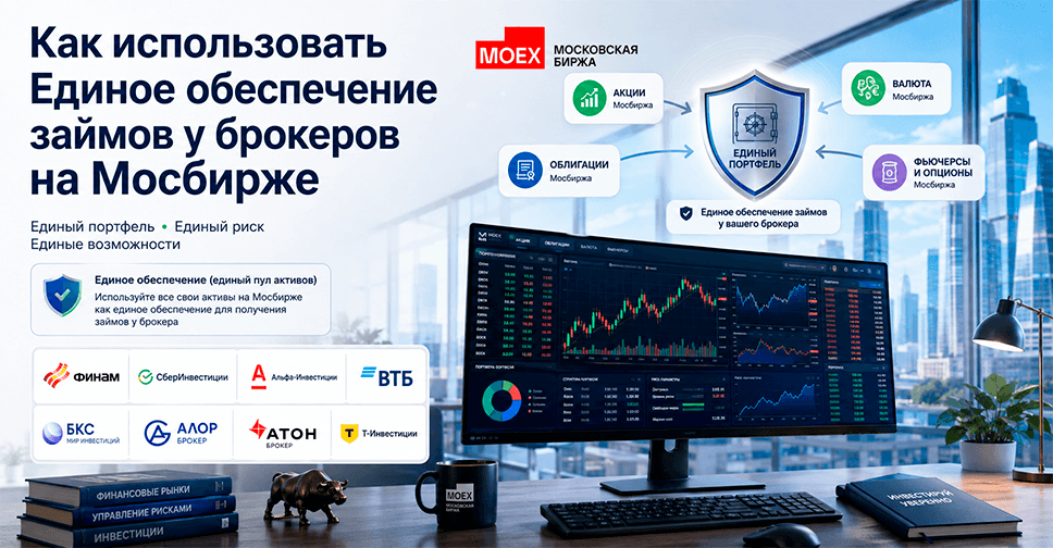 Единая денежная позиция на мосбирже от брокеров